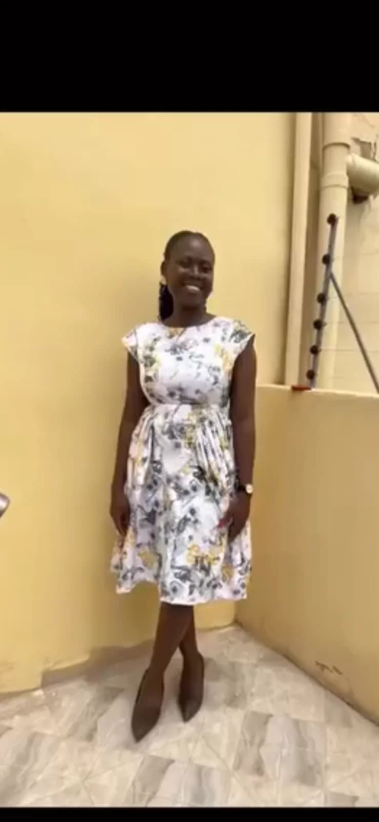 Simple Flare Gown by Efua